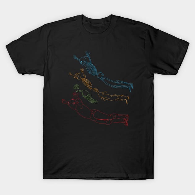 anatomy of a dive T-Shirt by rafzombie